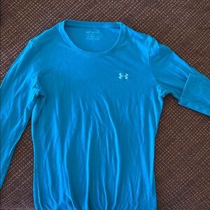 Under armour heat gear, semi-fitted long sleeve, size small